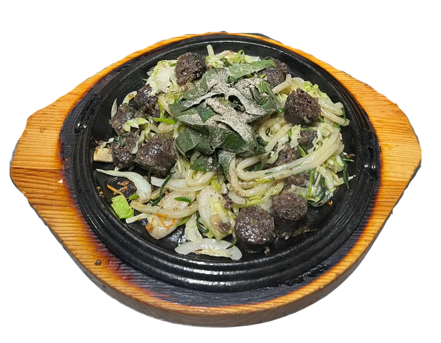 Blood Sausage Stir-Fry
